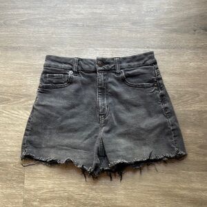 American Eagle Women's Black Denim Shorts